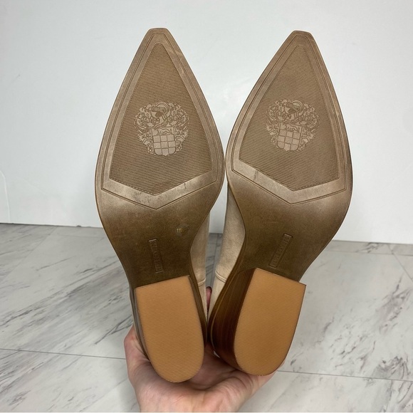 Vince Camuto Gigietta Tan Suede Bootie 11M - Picture 14 of 15